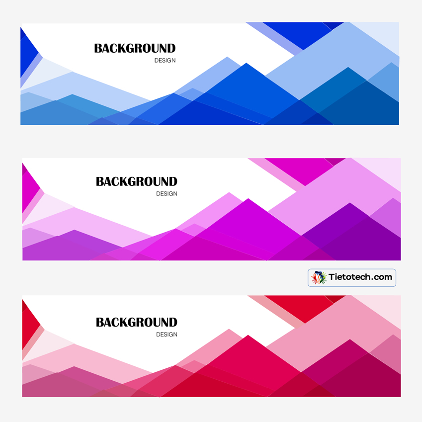 Abstract Vector Banner Templatse